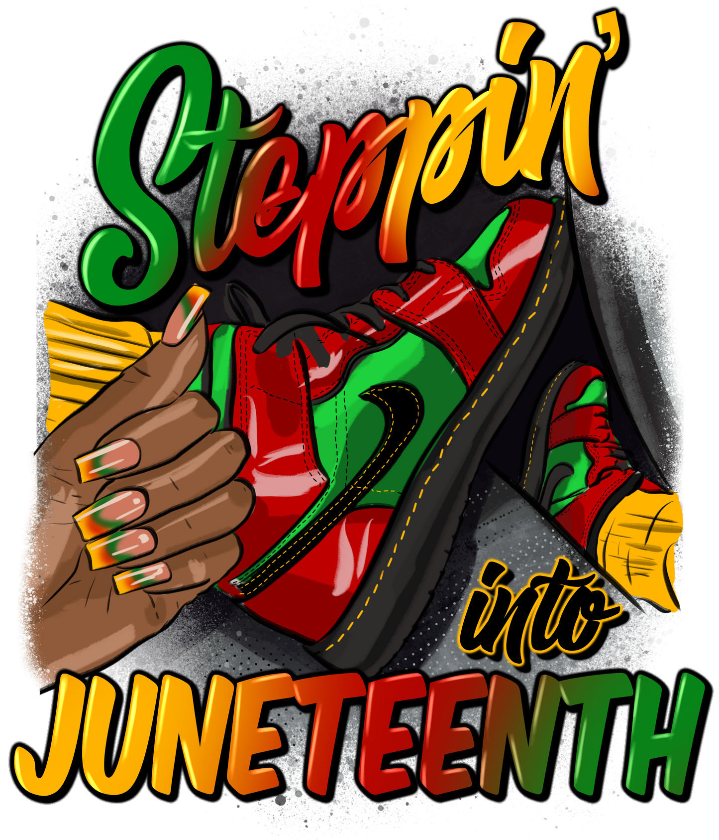 STEPPIN INTO JUNETEENTH WOMAN