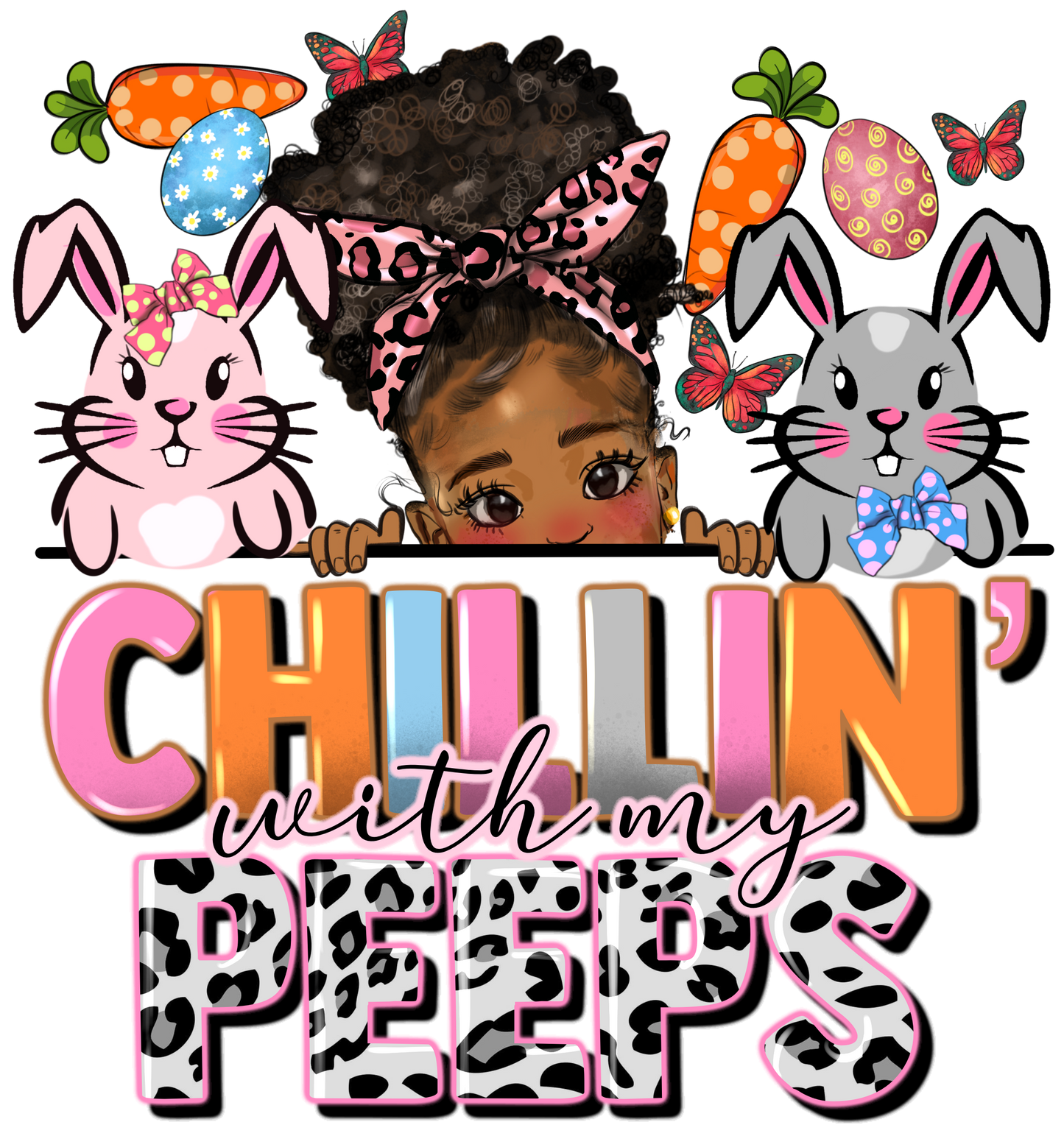 YOUTH LITTLE BLACK GIRL CHILLIN