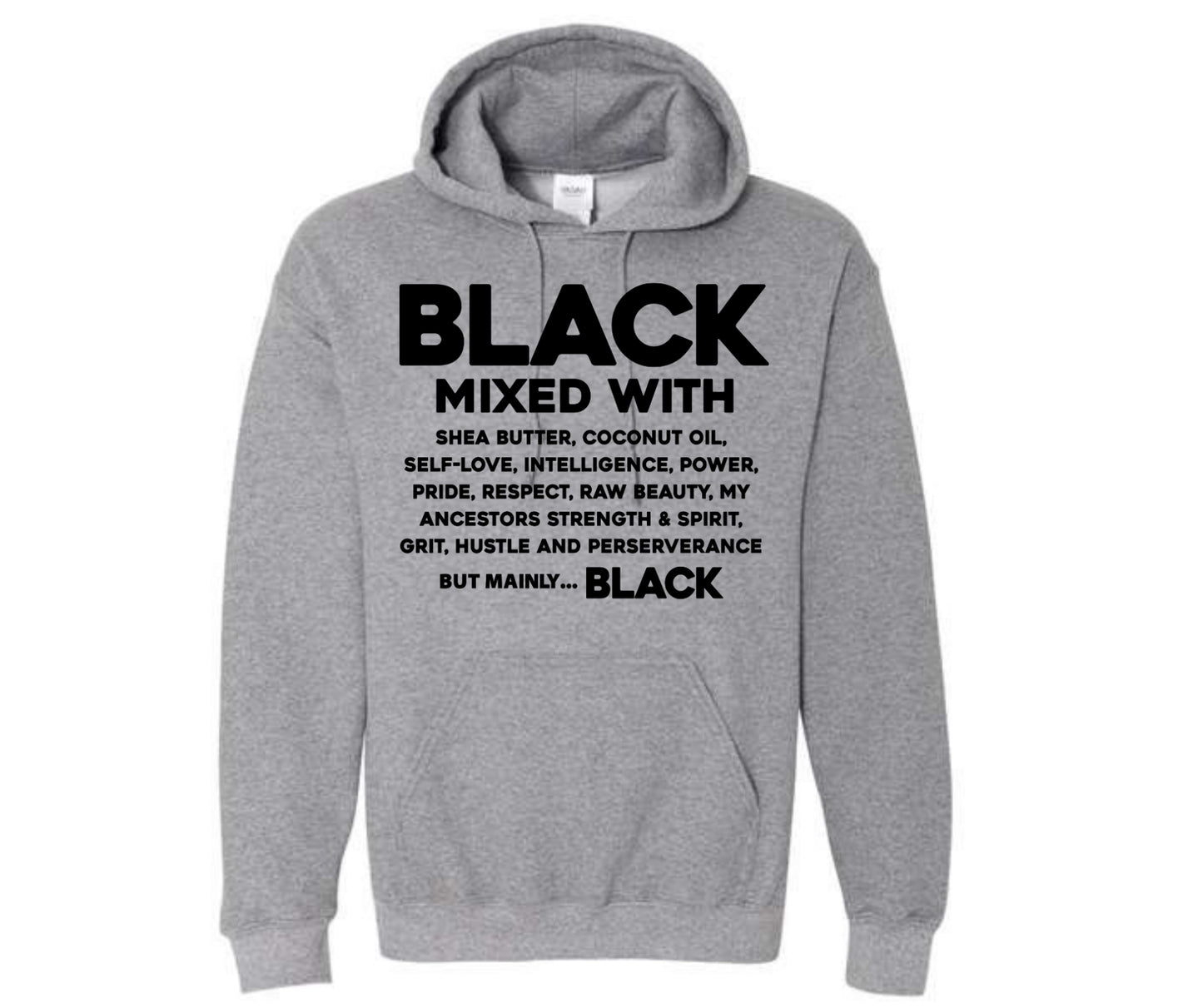 BLACK MIXED WITH...