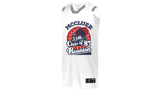CLASS OF 87 REUNION BASKETBALL JERSEY