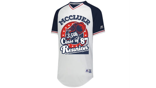 CLASS OF 87 REUNION BASEBALL JERSEY